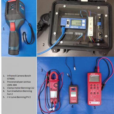 Solar Inhouse Expert: Examination of a solar plant, tools
